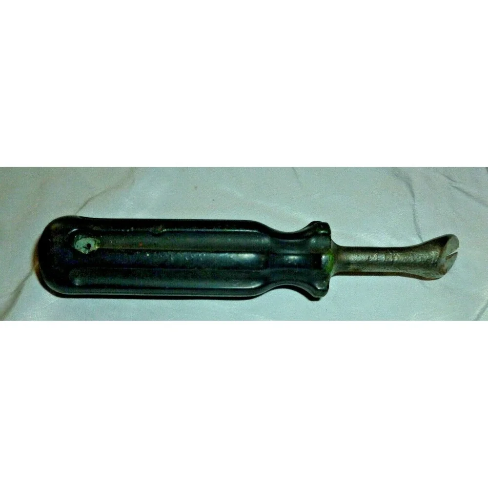 Vintage USM Corp Tack Puller Upholstery Tool Black Handle Staple Remover